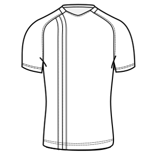Fashion sewing patterns for MEN T-Shirts T-Shirt 8081